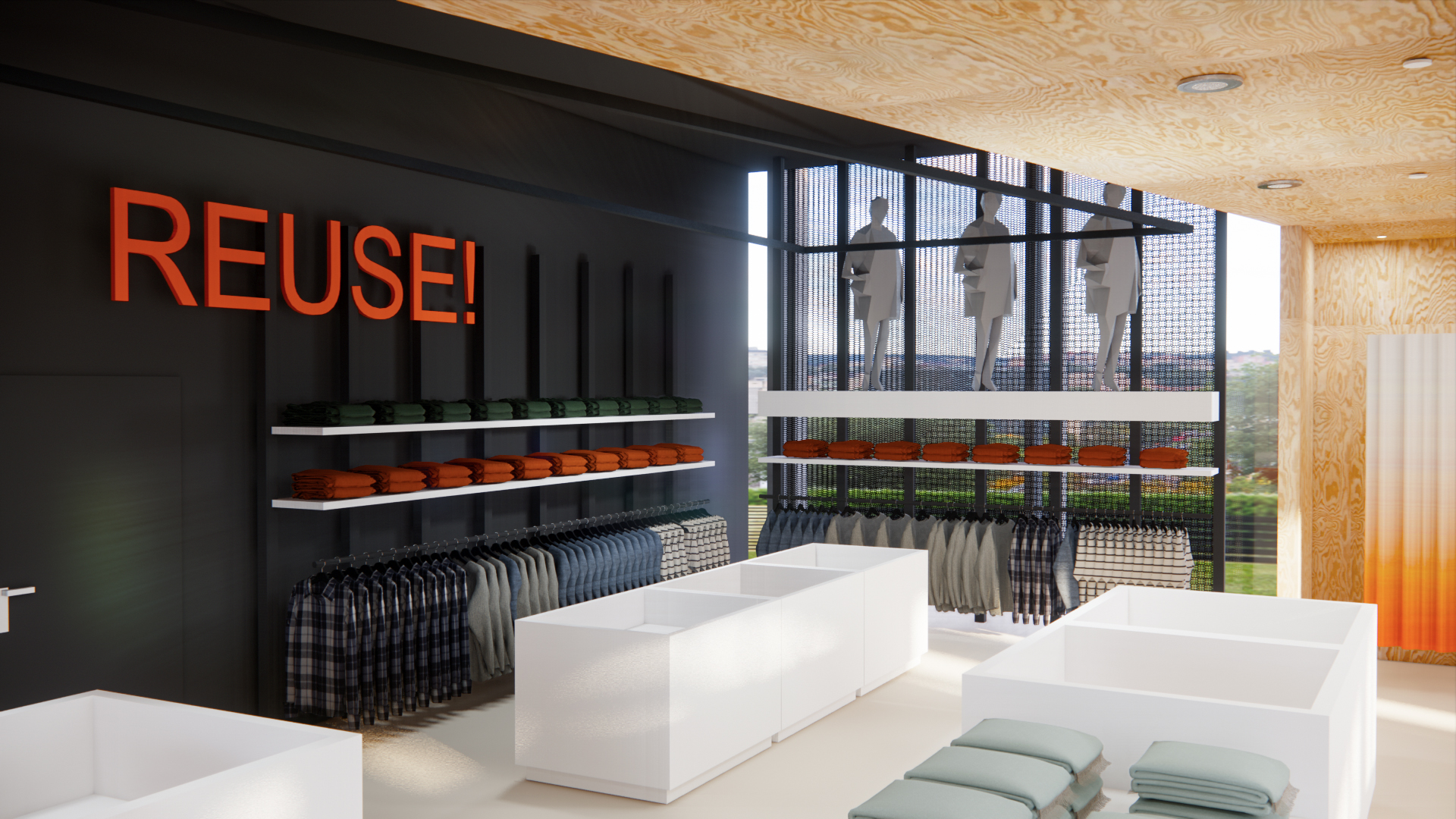 Gewerbe Kaufhaus Leipzig – Innenansicht